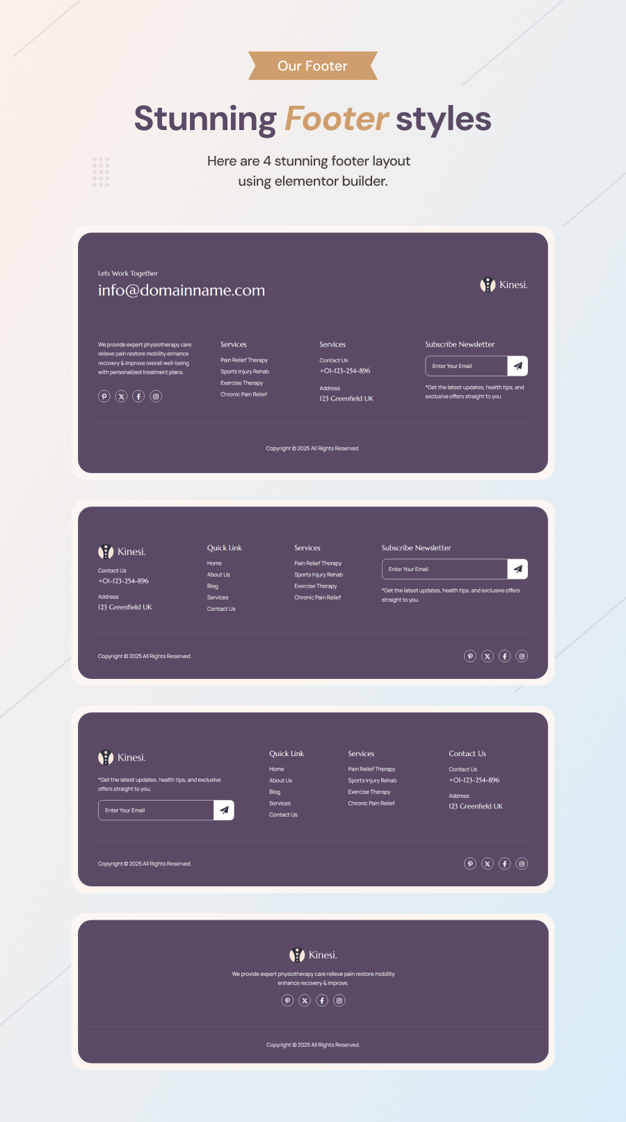 Kinesi - Physiotherapy WordPress Theme - 8