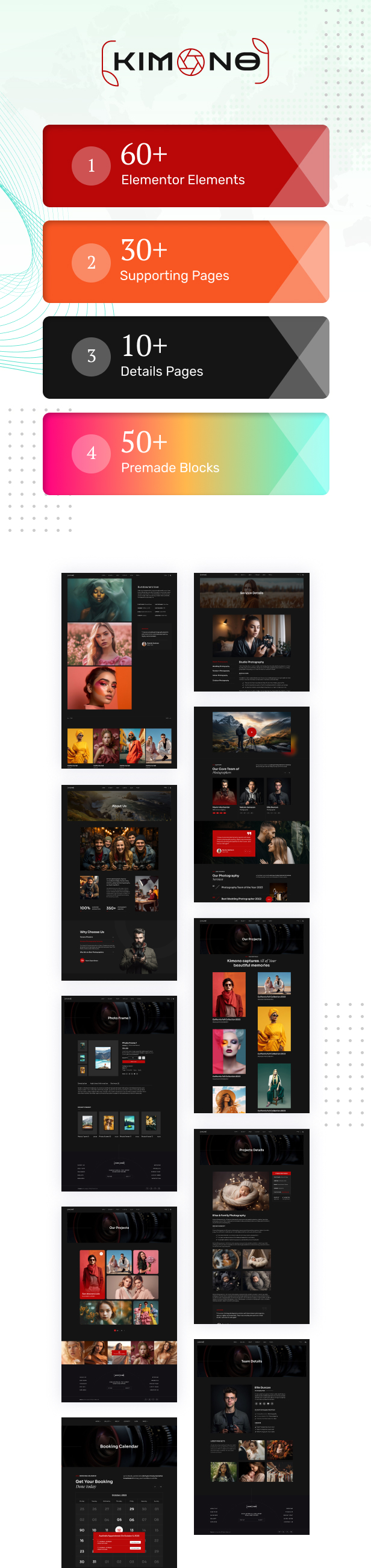Kimono - Photography Portfolio WordPress Theme - 7