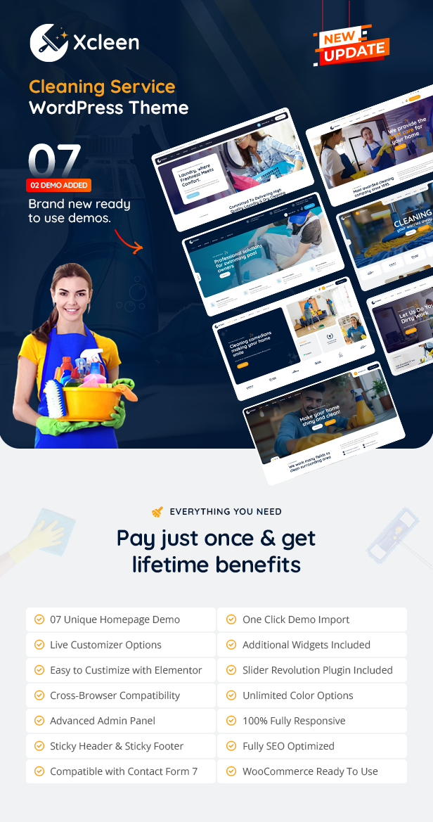 Xcleen WordPress Theme