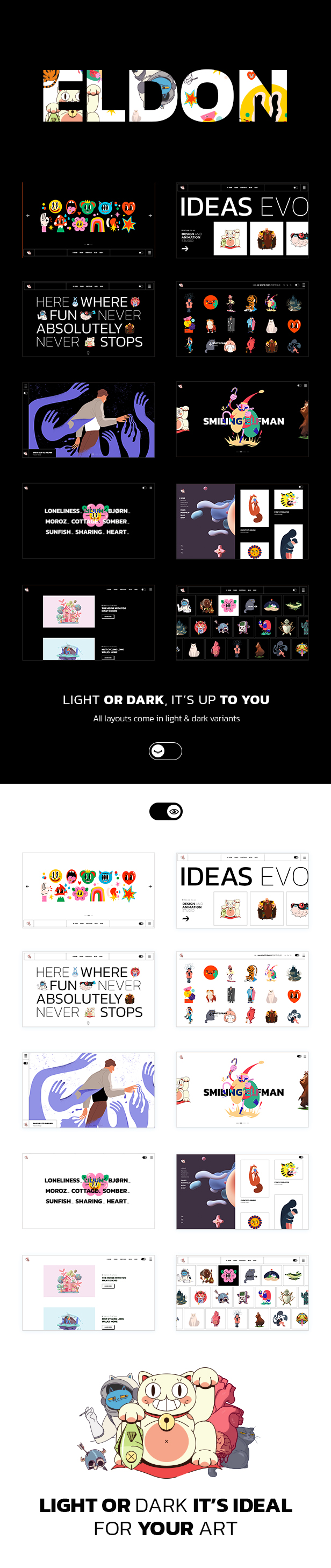 Eldon - Artist Portfolio WordPress Theme - 2