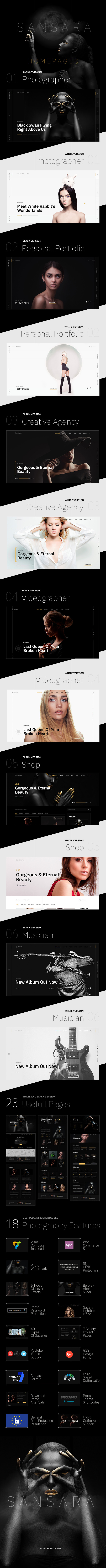 Sansara - Photography WordPress Theme - 6