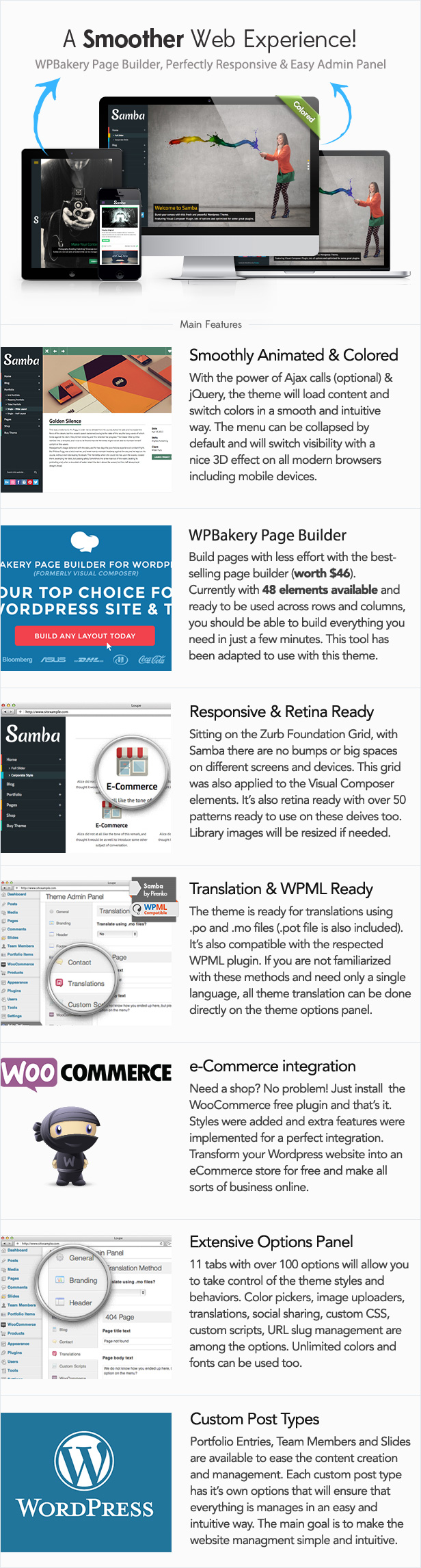 Samba - Colorful WordPress Theme - 2